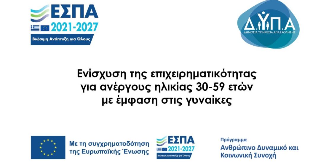 ΕΣΠΑ - Άνοιγμα αφίσας